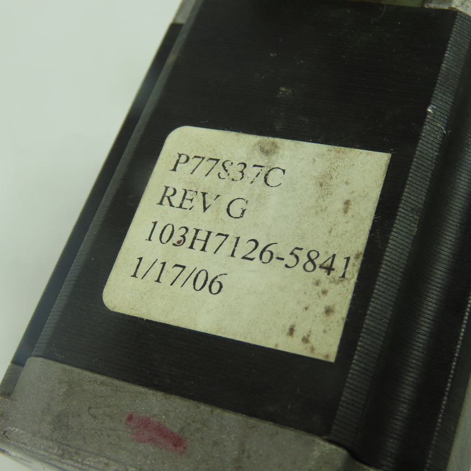 Sanyo 103H7126-5841 Stepper Motor Rev G P77S37C