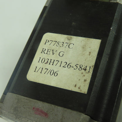 Sanyo 103H7126-5841 Stepper Motor Rev G P77S37C