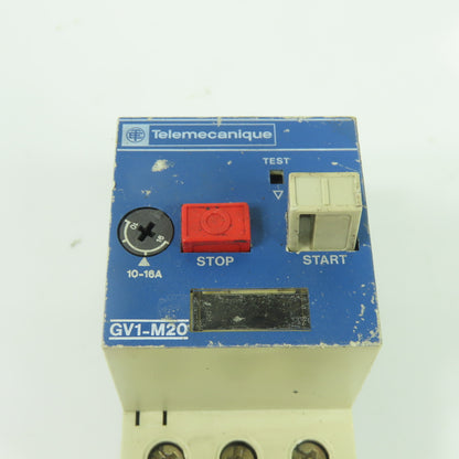 Telemecanique GV1-M20 10-16A Circuit Breaker Motor Protector 660V