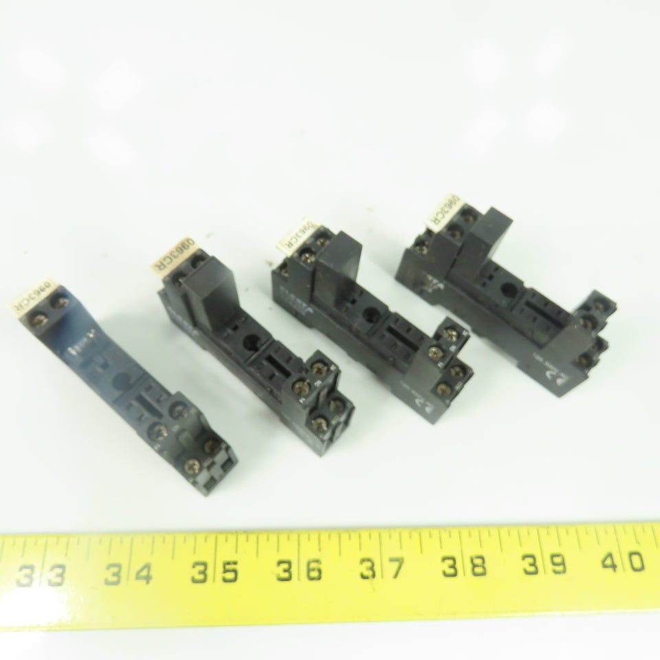Elesta ZGE007 Socket Relay Base 12A 300VAC 24VDC Lot Of 4