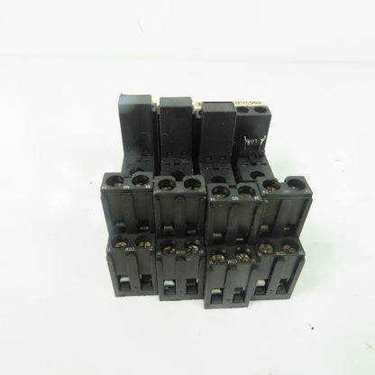 Elesta ZGE007 Socket Relay Base 12A 300VAC 24VDC Lot Of 4