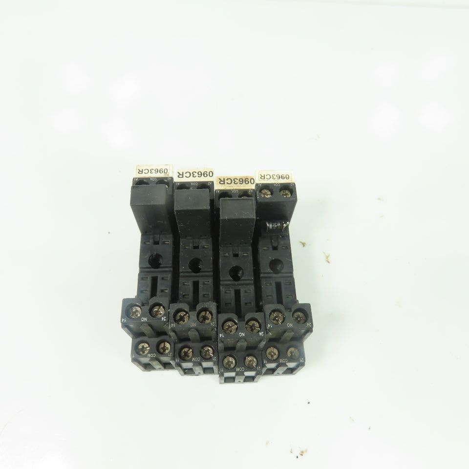 Elesta ZGE007 Socket Relay Base 12A 300VAC 24VDC Lot Of 4