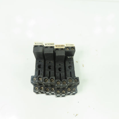 Elesta ZGE007 Socket Relay Base 12A 300VAC 24VDC Lot Of 4