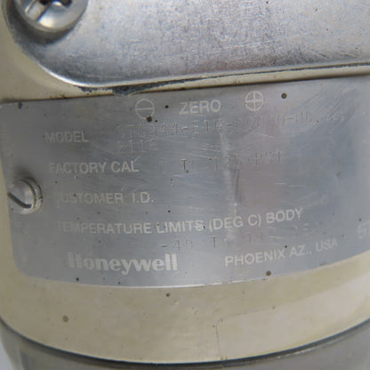 Honeywell STG944-E1G-00000-MB.S1.F1D3-2116 Pressure Transmitter 0-125PSI