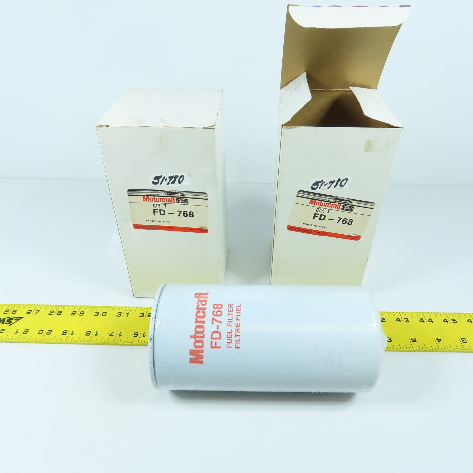 Ford Motorcraft FD-768 Replacement Fuel Filter Lot Of 2