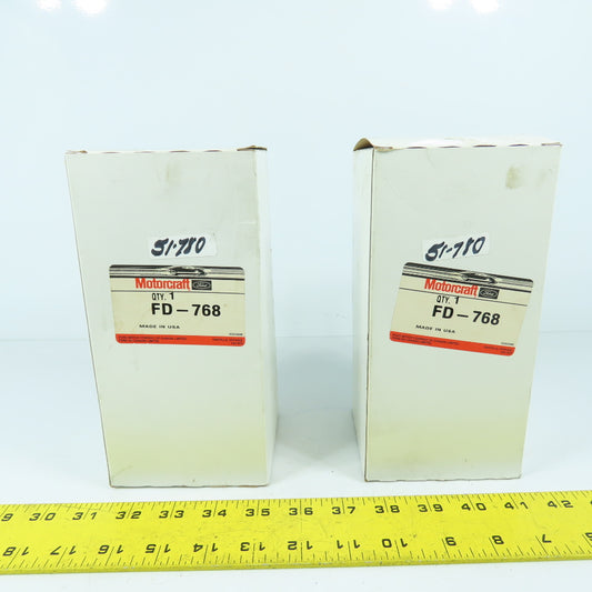 Ford Motorcraft FD-768 Replacement Fuel Filter Lot Of 2