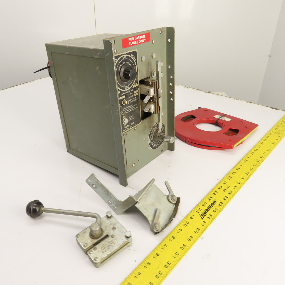 Grob RW-B Band Saw Blade Butt Welder 1/8"-1" W/ Grinder 460V 1PH Parts/Repair