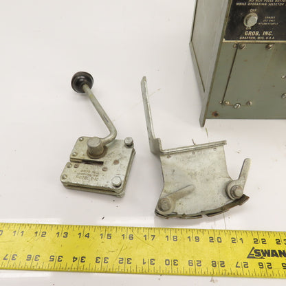Grob RW-B Band Saw Blade Butt Welder 1/8"-1" W/ Grinder 460V 1PH Parts/Repair