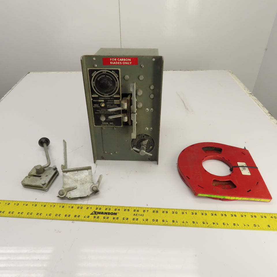 Grob RW-B Band Saw Blade Butt Welder 1/8"-1" W/ Grinder 460V 1PH Parts/Repair