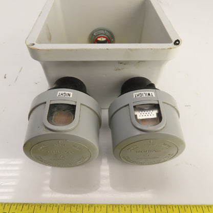 Lumatrol P2455L & P2455H-TH 120V Delayed Response Light W/ Fiberglass Enclosure