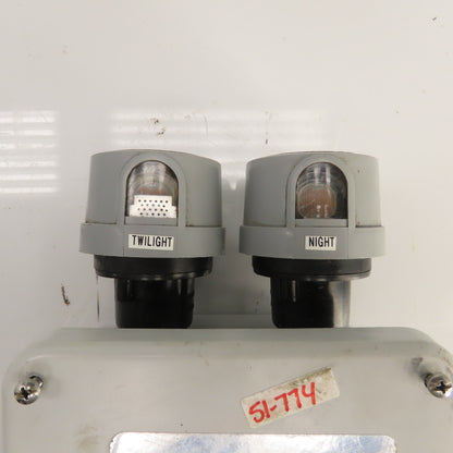 Lumatrol P2455L & P2455H-TH 120V Delayed Response Light W/ Fiberglass Enclosure