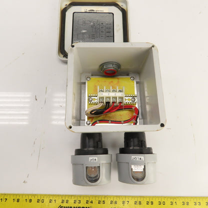 Lumatrol P2455L & P2455H-TH 120V Delayed Response Light W/ Fiberglass Enclosure