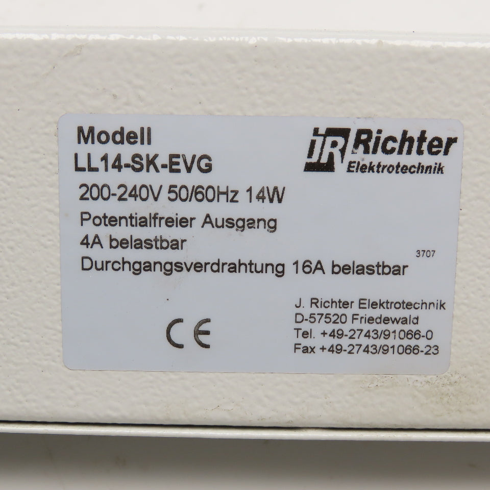 Richter LL14-SK-EVG Electrical Enclosure Light Fixture 200-240V 50/60Hz