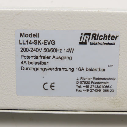 Richter LL14-SK-EVG Electrical Enclosure Light Fixture 200-240V 50/60Hz