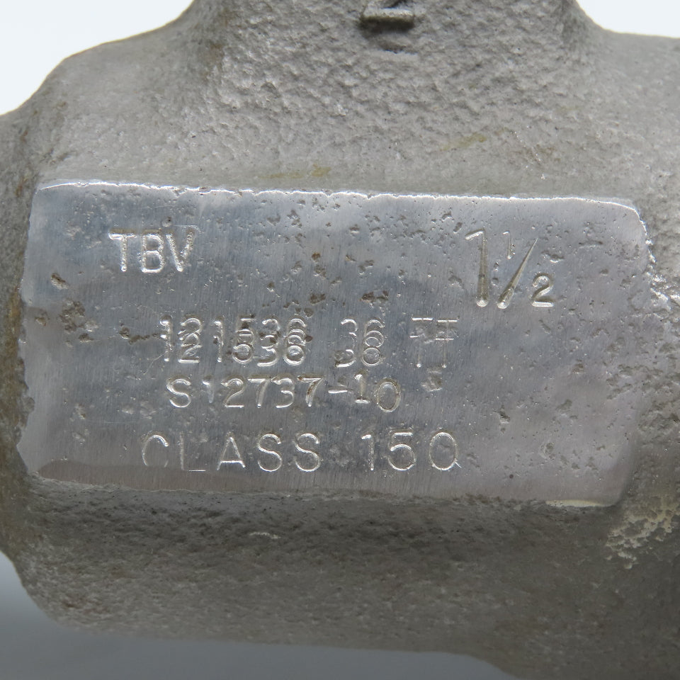 TBV Inc. 1-1/2" Flange Mount Ball Valve Class 150