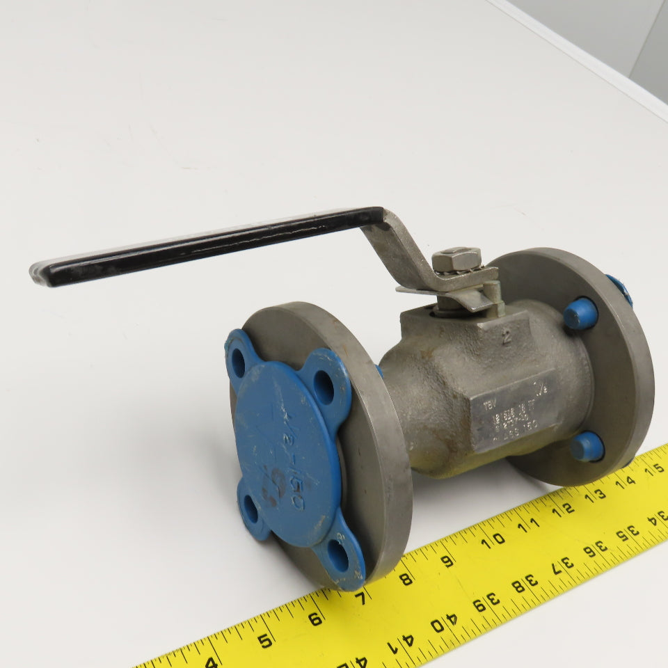 TBV Inc. 1-1/2" Flange Mount Ball Valve Class 150