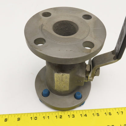 TBV Inc. 1-1/2" Flange Mount Ball Valve Class 150