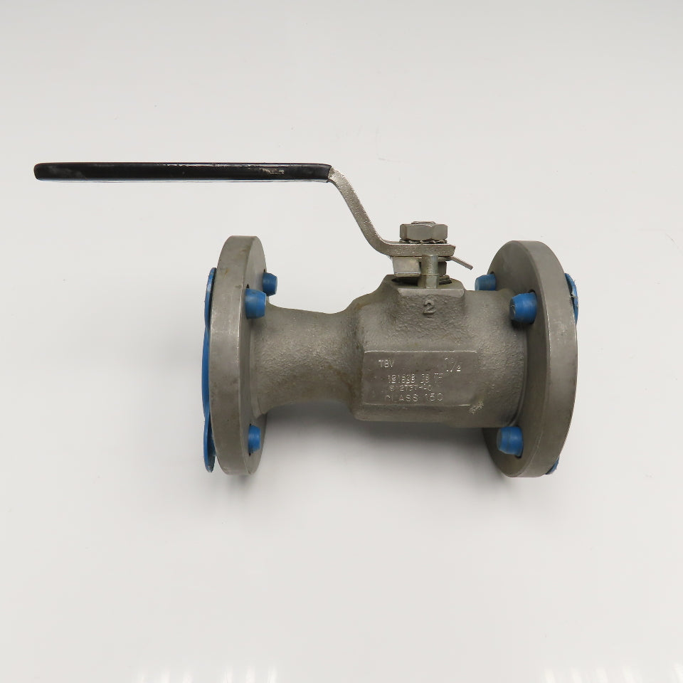 TBV Inc. 1-1/2" Flange Mount Ball Valve Class 150