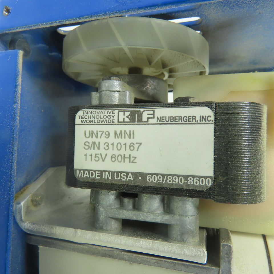KNF UN79 MNI 115VAC 60Hz Miniature Laboratory Vacuum Pump Hagerty 538-006