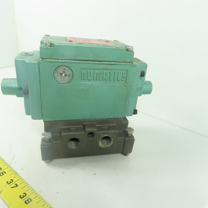 Numatics 33DFR443O000000 Pneumatic Solenoid Valve 150PSIG W/ Manifold base