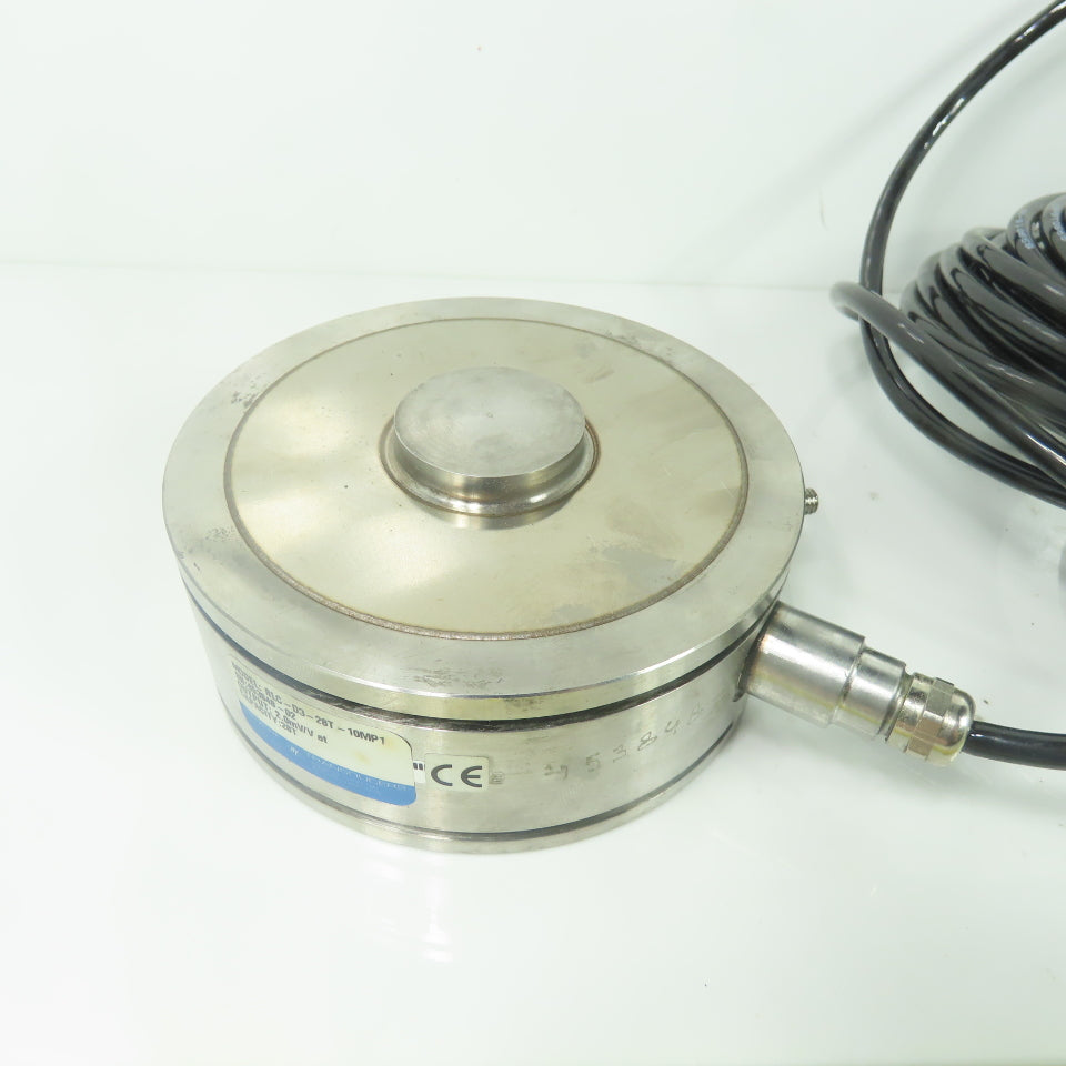 Revere Transducers RLC-D3-28T-10MP1 Compression Disk Load Cell 2.0mV/V 28T Cap.