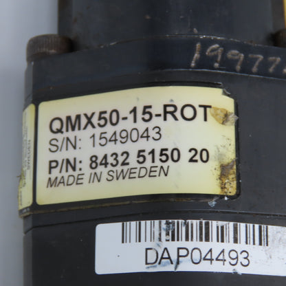 Atlas Copco QMX50-15-ROT Electronic Nut Runner Inline 1/2" Square Drive 12000RPM