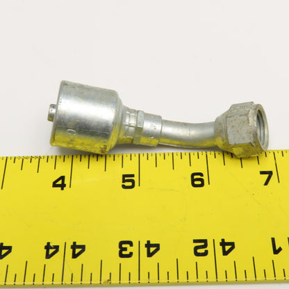 Gates 4G 6FJX45 3/8" Female Swivel x 1/4" ID Hose Elbow 45°