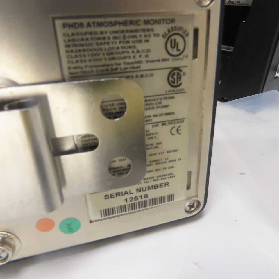 Biosystems PhD5 Multi Gas Detector W/ Accessories