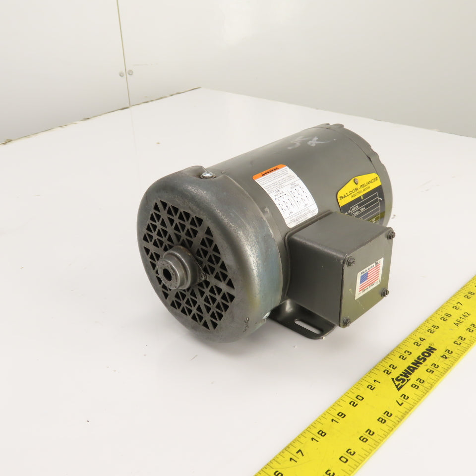 Baldor M3539 .5HP AC Electric Motor 1140RPM 208-230/460V 3PH 56 Frame Tested