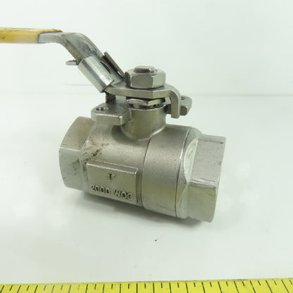 Flow-Tek S70.316 1" Stainless Steel Ball Valve CF8M 2000WOG