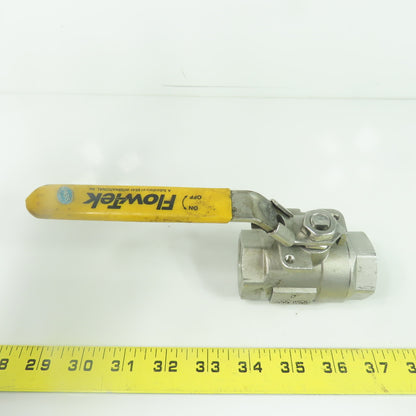 Flow-Tek S70.316 1" Stainless Steel Ball Valve CF8M 2000WOG