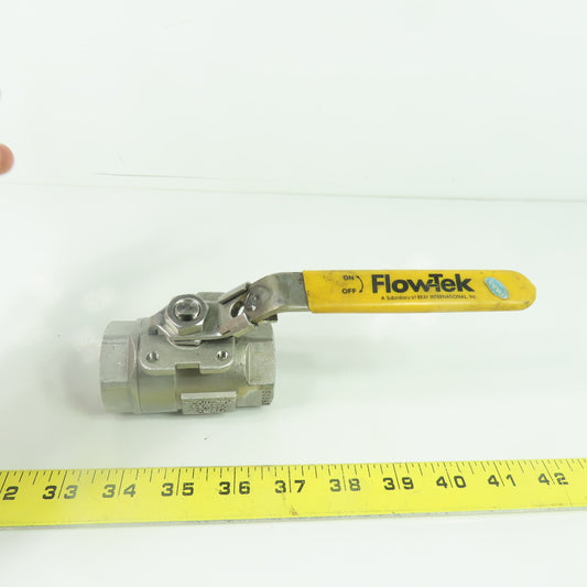 Flow-Tek S70.316 1" Stainless Steel Ball Valve CF8M 2000WOG