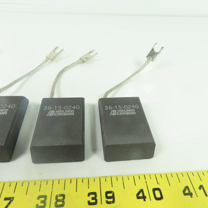 Helwig Carbon 36-15-0240 Carbon Electric Motor Brush 2" x 1-1/4" x 1/2" Lot Of 5