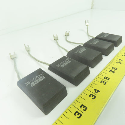 Helwig Carbon 36-15-0240 Carbon Electric Motor Brush 2" x 1-1/4" x 1/2" Lot Of 5