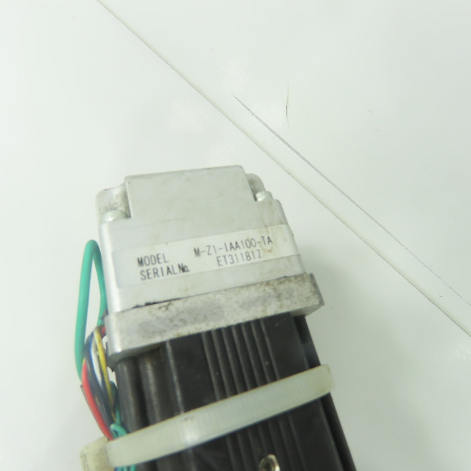 Nidec Shimpo EVSC-15B-100 1:15 Ratio Gear Reducer W/ M-Z1-IAA100-TA Servo Motor