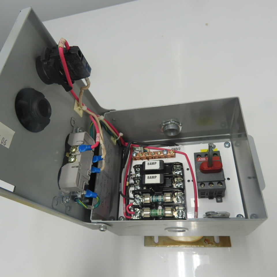 Daykin OMDGTA-03 1Ph Transformer Disconnect 1500VA 3.4A 480V Pri 12.5A 120V Sec