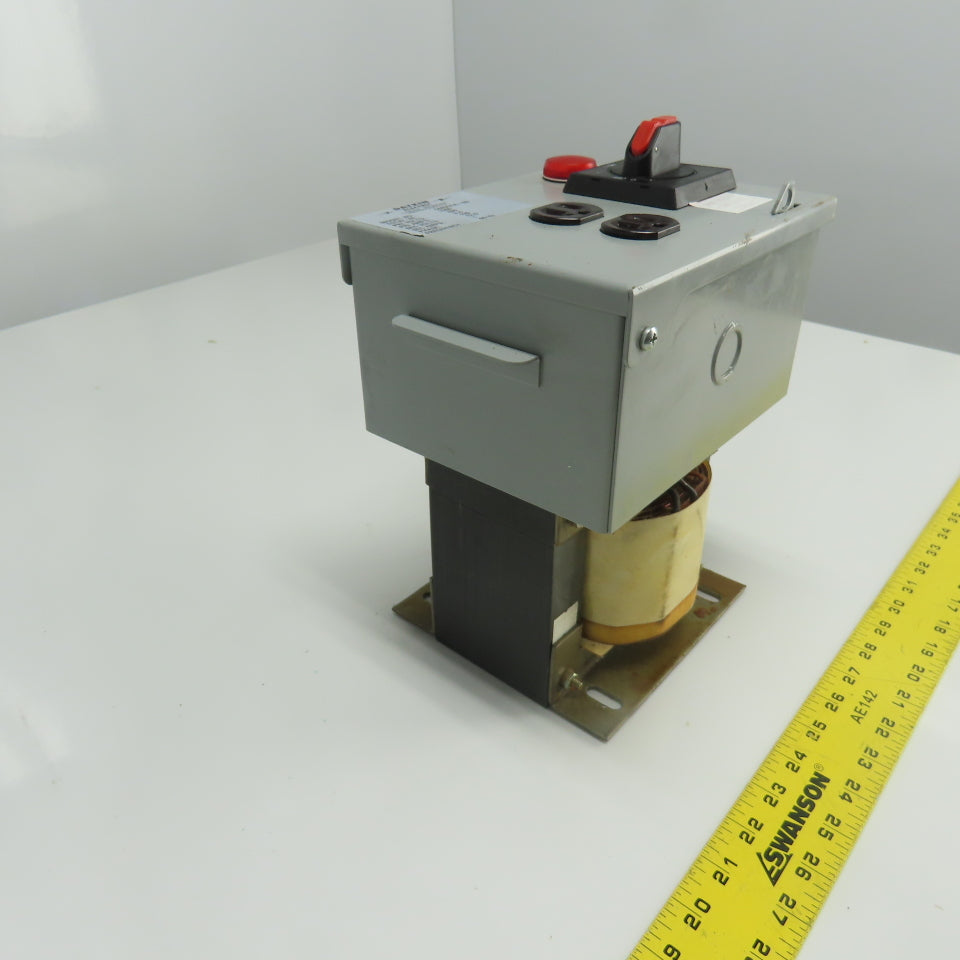 Daykin OMDGTA-03 1Ph Transformer Disconnect 1500VA 3.4A 480V Pri 12.5A 120V Sec
