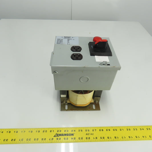 Daykin OMDGTA-03 1Ph Transformer Disconnect 1500VA 3.4A 480V Pri 12.5A 120V Sec