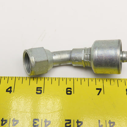 Gates 6G 8FJX45 3/8" ID Hose x 1/2" JIC Female Swivel Elbow 45°
