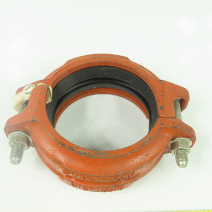 Victaulic 3"/88.9-005H 3" Rigid Pipe Coupling W/ Rubber Gasket