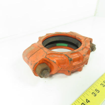 Victaulic 77 3" Rigid Pipe Coupling W/ Rubber Gasket