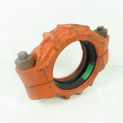 Victaulic 77 3" Rigid Pipe Coupling W/ Rubber Gasket