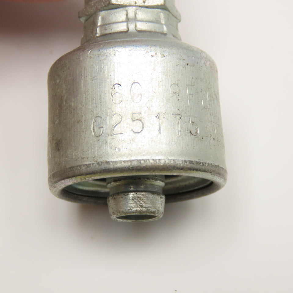 Gates 6G 6FJX45 3/8" ID Hose x 3/8" JIC Female Swivel Elbow 45°