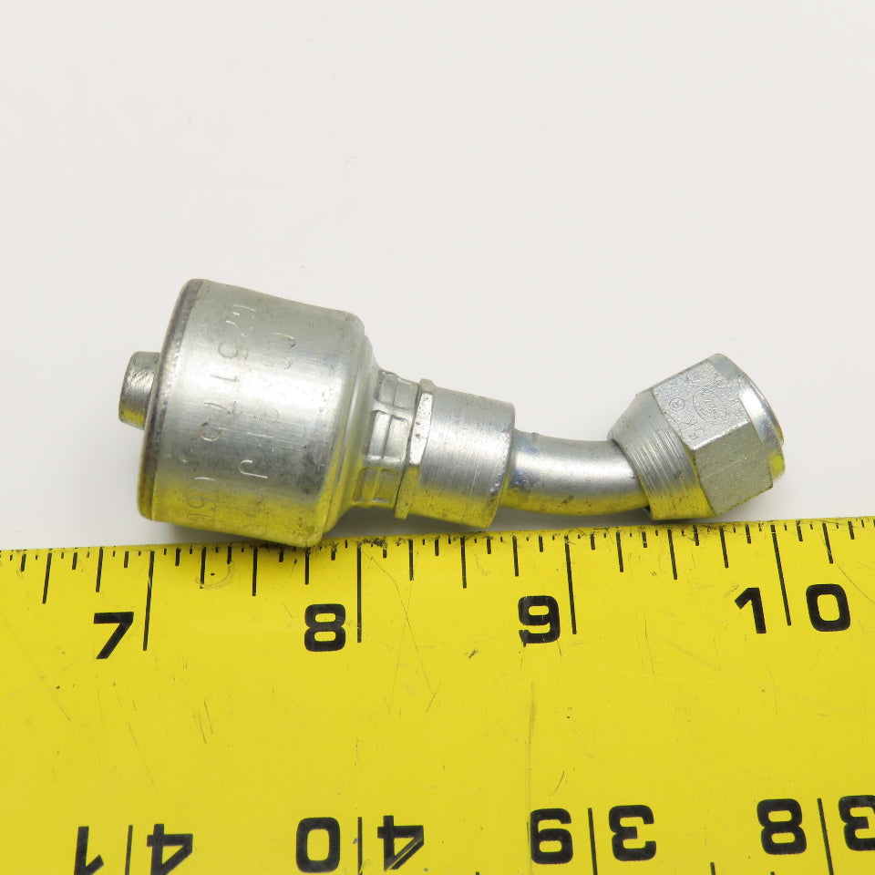 Gates 6G 6FJX45 3/8" ID Hose x 3/8" JIC Female Swivel Elbow 45°