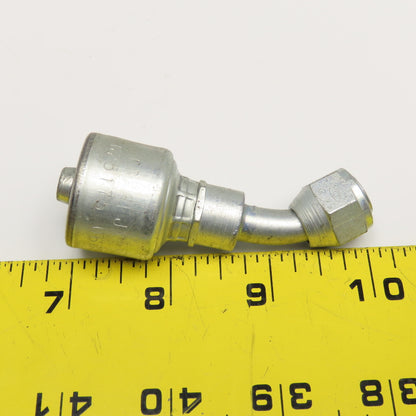 Gates 6G 6FJX45 3/8" ID Hose x 3/8" JIC Female Swivel Elbow 45°