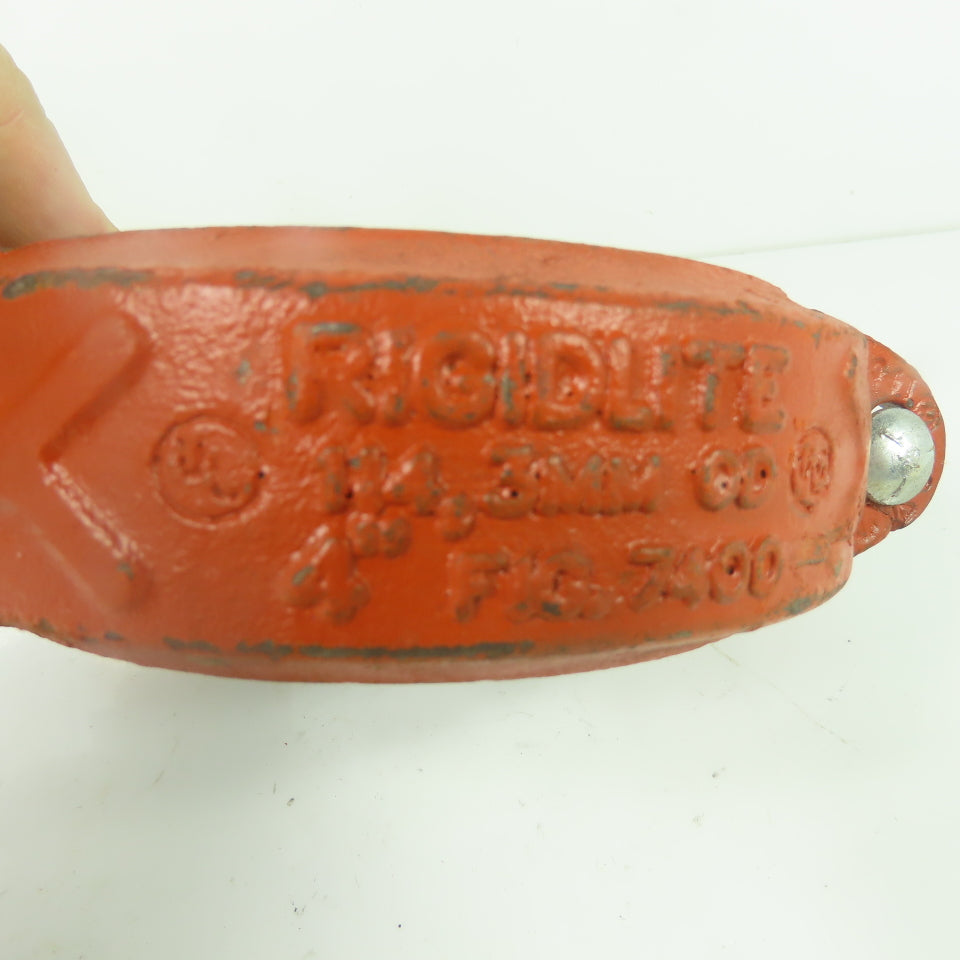 Rigidlite Fig 7400 4" Rigid Pipe Coupling 114.3mm W/ Rubber Gasket