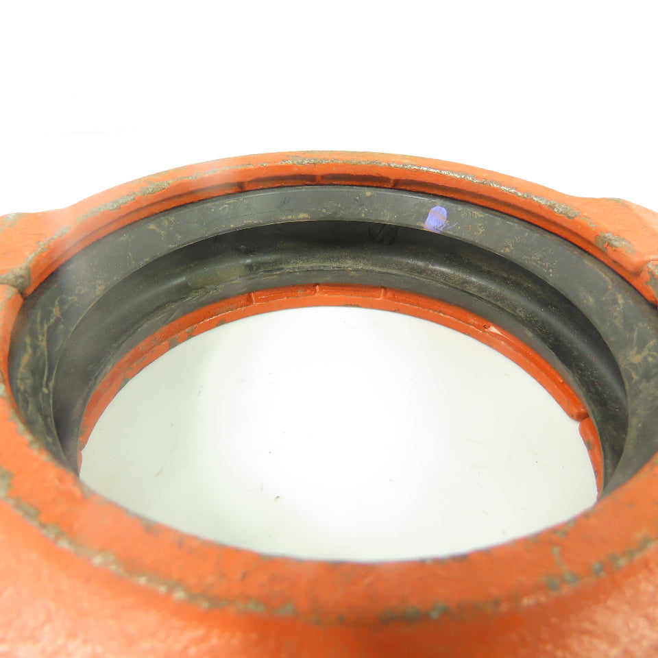 Rigidlite Fig 7400 4" Rigid Pipe Coupling 114.3mm W/ Rubber Gasket