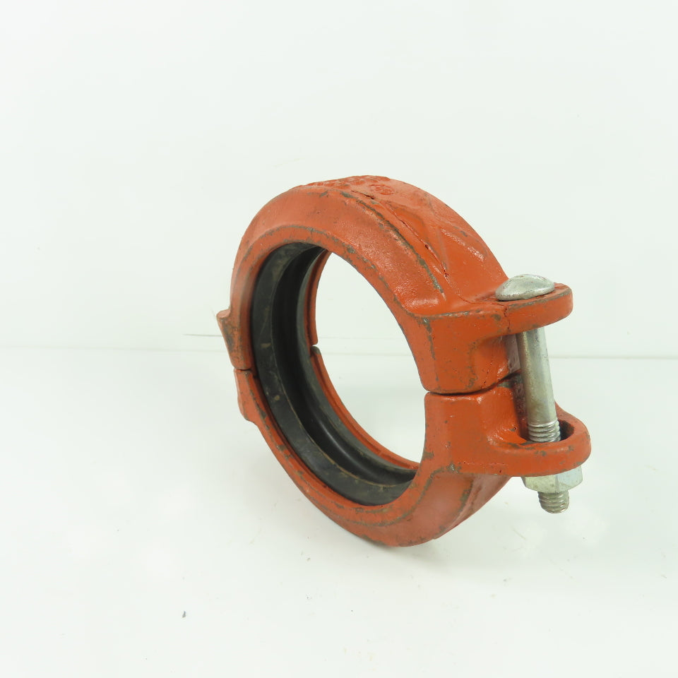 Rigidlite Fig 7400 4" Rigid Pipe Coupling 114.3mm W/ Rubber Gasket