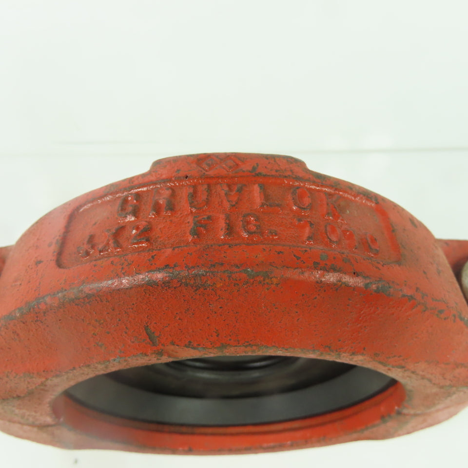 Rigidlite Fig 7010 4" x 2" Rigid Reducing Pipe Coupling W/ Rubber Gasket