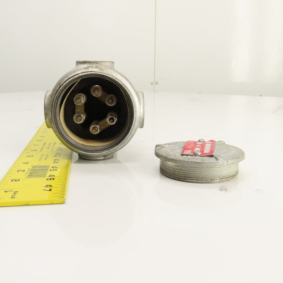 Accutherm 422-80-226N-23 15KW Screw Plug Immersion Heater 480V 3PH 41" Depth